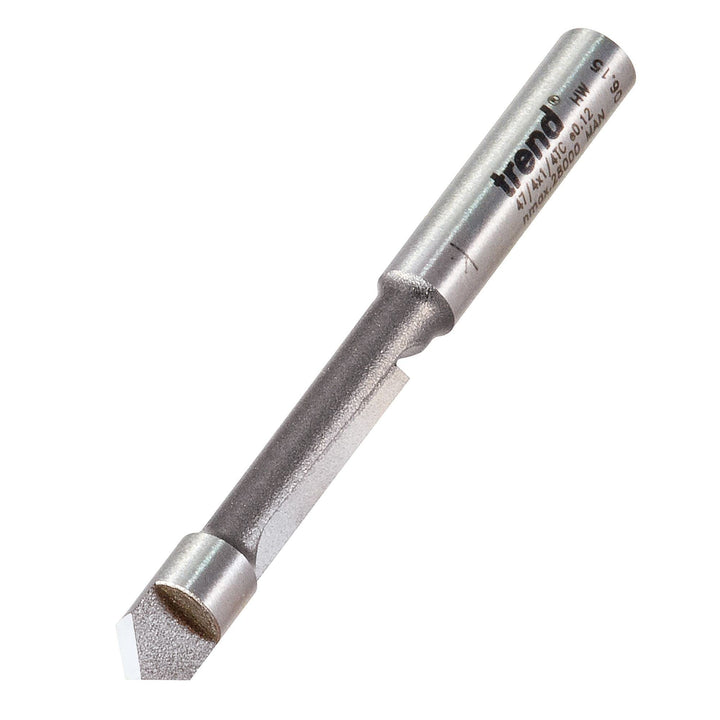 Trend - Pierce und trimmen cutter - 47/4X1/4TC Durchstech- und Zierleiste, 6,3 mm Durchmesser, 25712