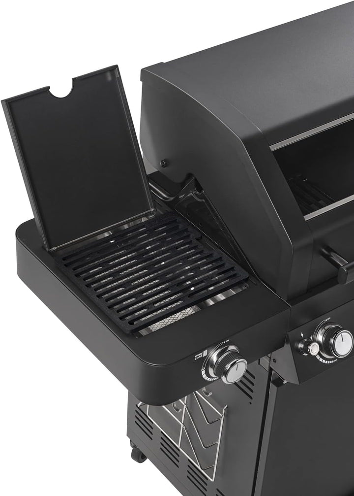 RÖSLE Guss-Grillrost Primezone VIDERO, Hochwertiger Grillrost aus emailliertem Gusseisen für RÖSLE P