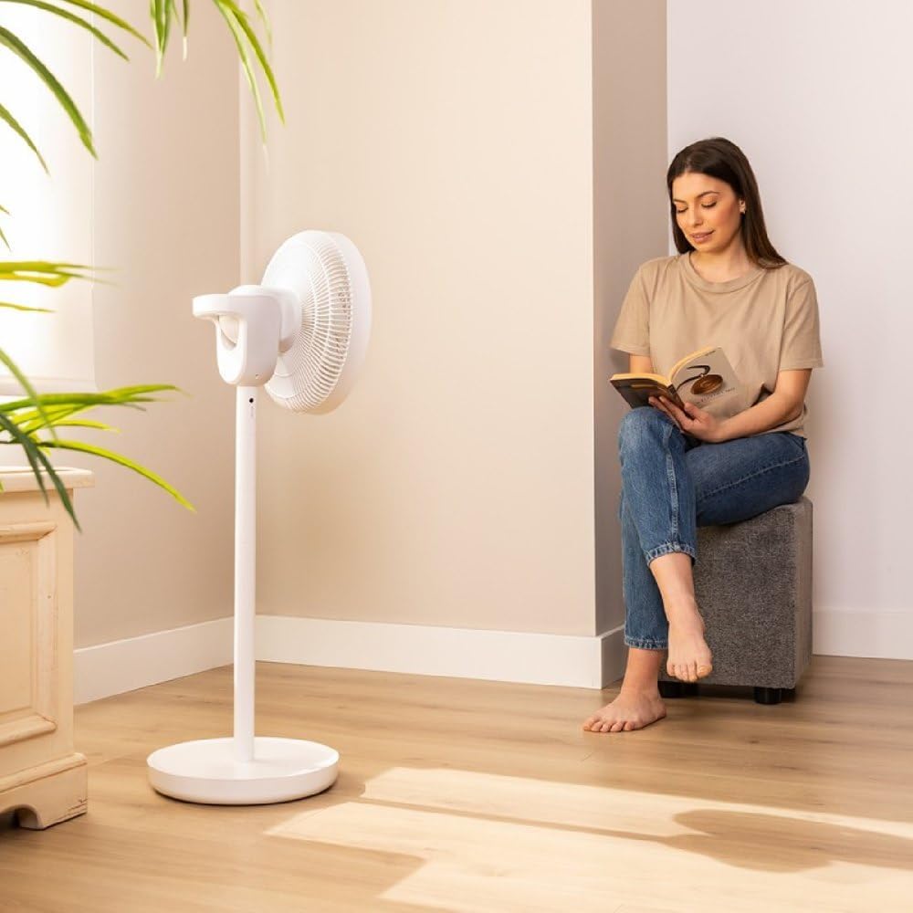 Cecotec Batterie-Ventilator EnergySilence 2600 Sunflower Portable. 3 in 1, 22 W, BLDC-Motor, Durchme