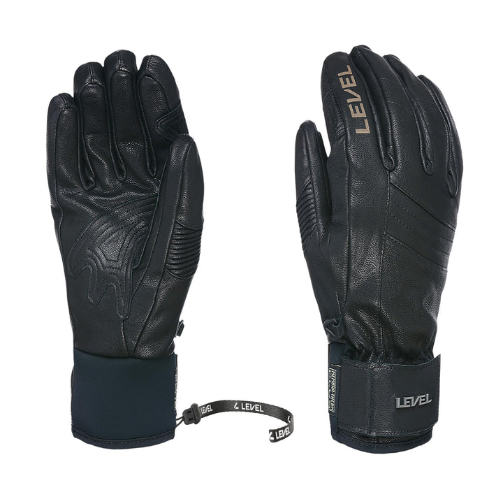 Level Herren Handschuhe Rexford, Black, M/L
