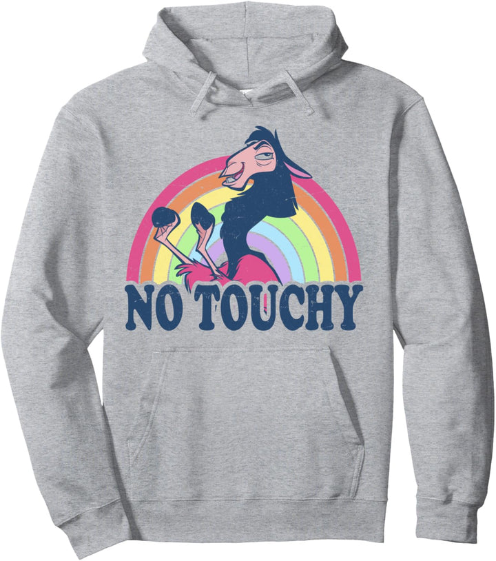 Disney The Emperor's New Groove Kuzco Rainbow No Touchy Pullover Hoodie