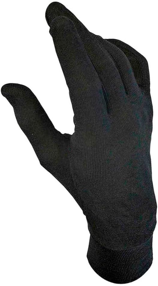 Dainese Silk Underglove, Motorrad Innenhandschuhe Seide, Schwarz, L, L