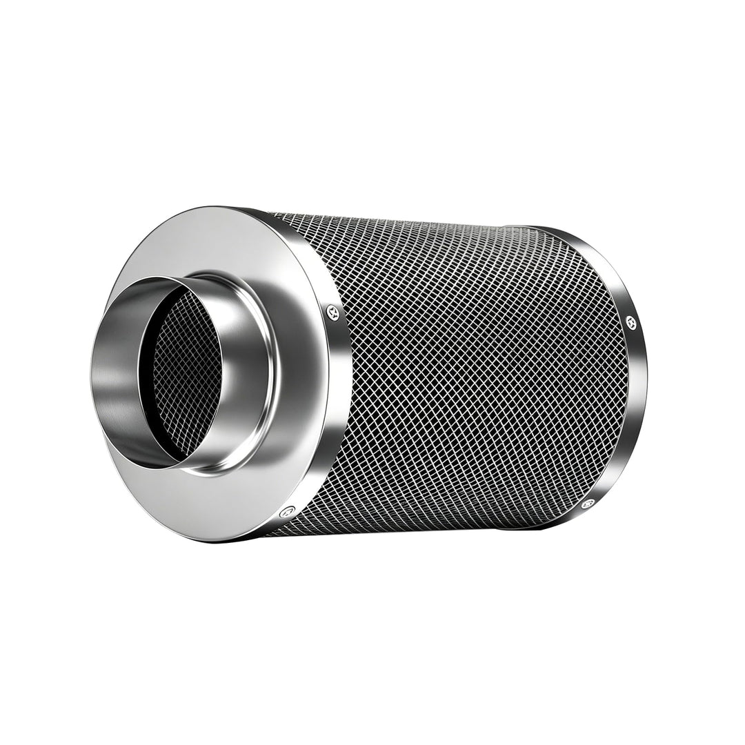 Aktivkohlefilter 100mm, Länge 250mm Mit Hochwertiger Aktivkohle Geruchsneutralisation, Luftreiniger