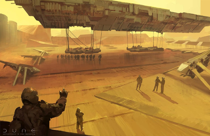 Modiphius Entertainment MUH52162 Zubehör, Mehrfarbig Dune: Standard Edition Core Rulebook, Dune: Sta