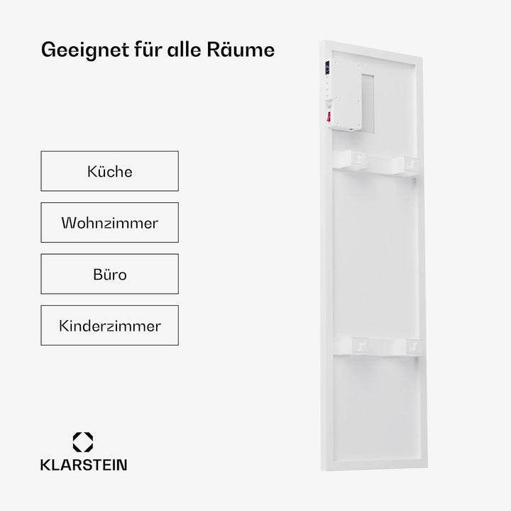 Klarstein Infrarotheizung mit Thermostat, 320W Elektroheizung, Smart Home Infrarotheizung zur Wandmo