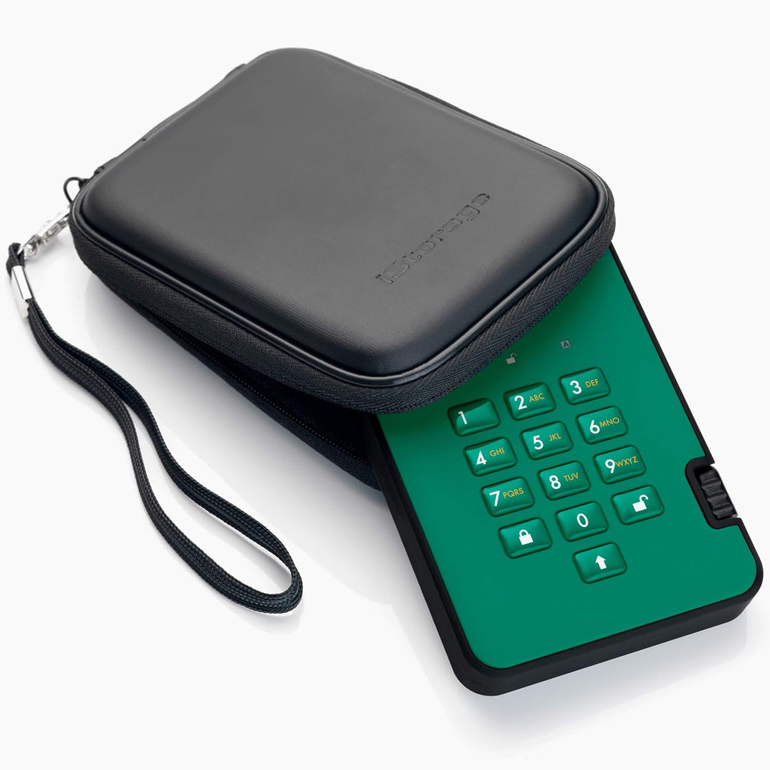 iStorage 183001 diskAshur2 SSD 2TB - Green SSD 2TB Grün, SSD 2TB Grün