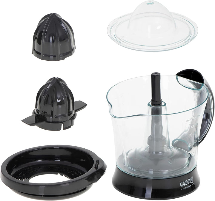 Camry CR4008 Elektrische Zitruspresse, Orange, 1000 ml, 2-Wege-Drehung, staubdicht, 40 W, CR 4008