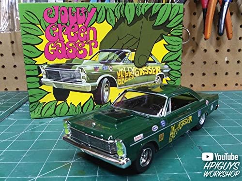 AMT 1965 Ford Galaxie Jolly Green Gasser Modellbausatz im Massstab 1:25 (AMT1192)
