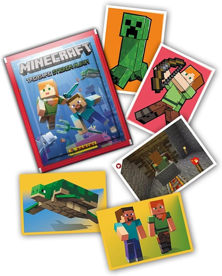 Minecraft Sticker-Sammelpackungen, 50 Stück