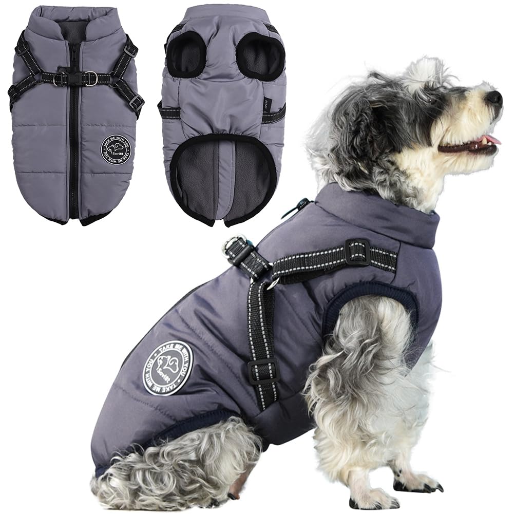 Hundejacke Winterweste Jacken Hundemantel Hundepullover Haustier Skifahren Kostüm Ärmellose Baumwoll
