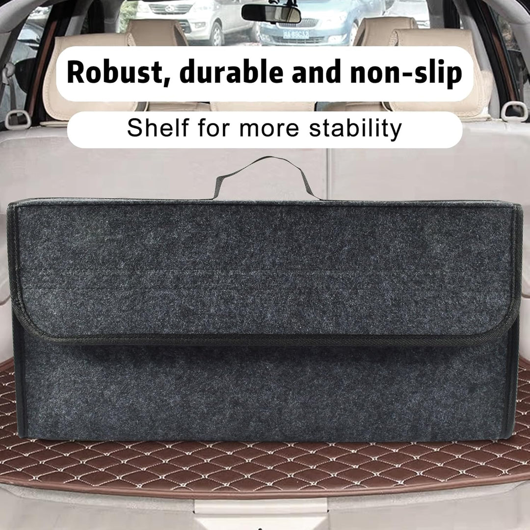 Kofferraum Organizer, Auto Organizer Toolbag, Kofferraum Organizer aus Filz mit Klett Fixierung, Fal