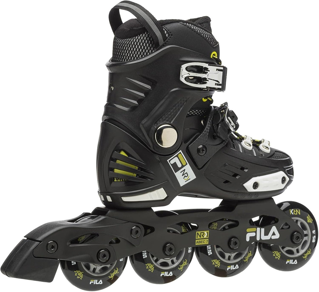FILA SKATES Kid Nrk Junior Inline Skate S 28-31 BLACK/LIME, S 28-31 BLACK/LIME