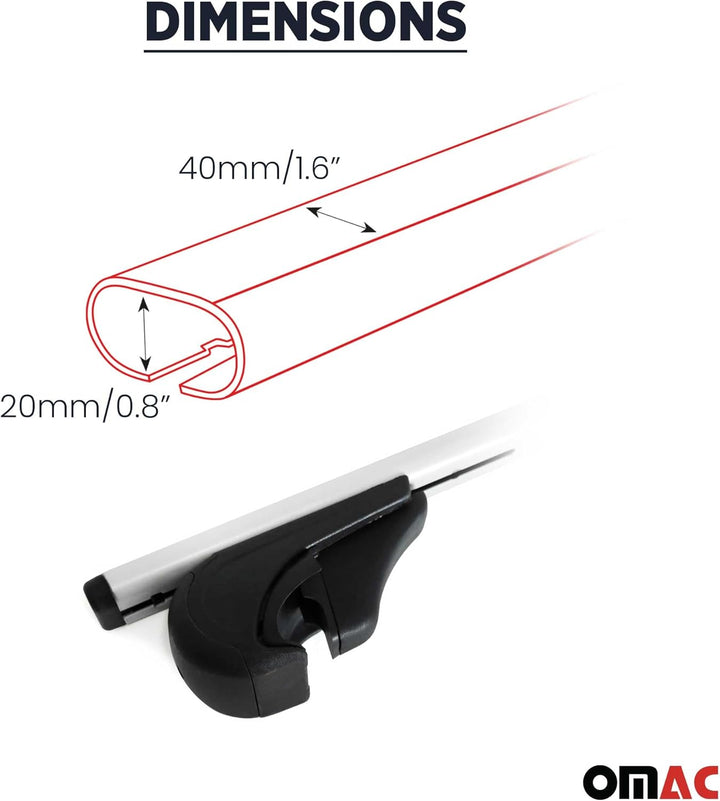 Dachträger Gepäckträger Kompatibel mit Nissan Qashqai J10 2007-2014 2 TLG Schwarz, Schwarz