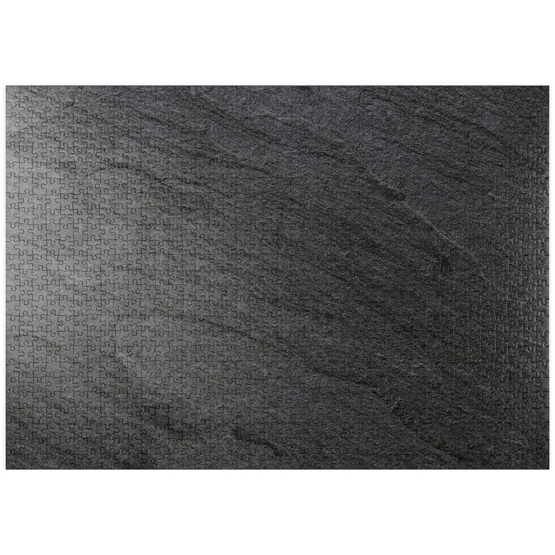 Dunkelgrauer schwarzer Schiefer, unlösbares Puzzle - Premium 1000 Teile Puzzle - MyPuzzle Sonderkoll