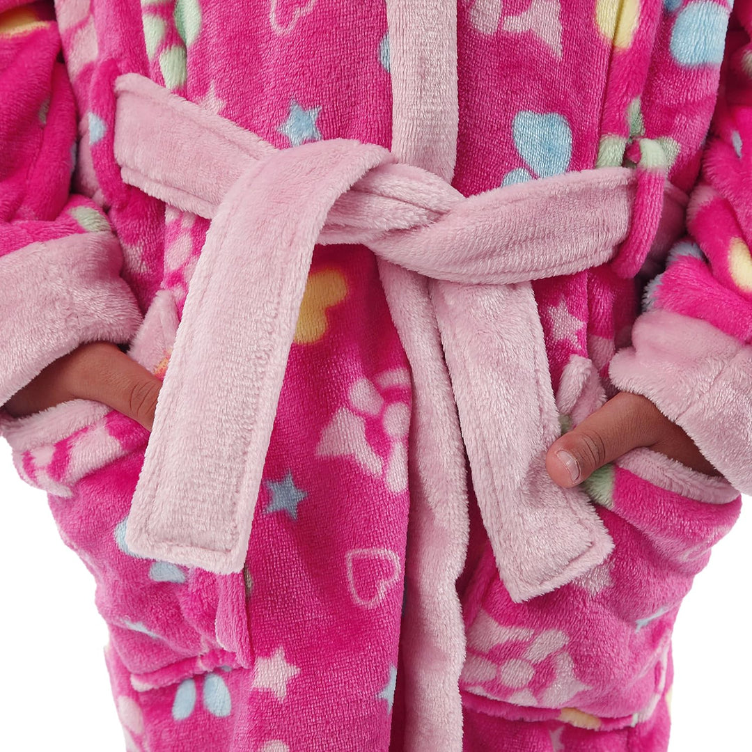 PAW PATROL Bademantel | Skye Bademantel Mädchen | Mädchen Morgenmantel 128 Rosa, 128 Rosa