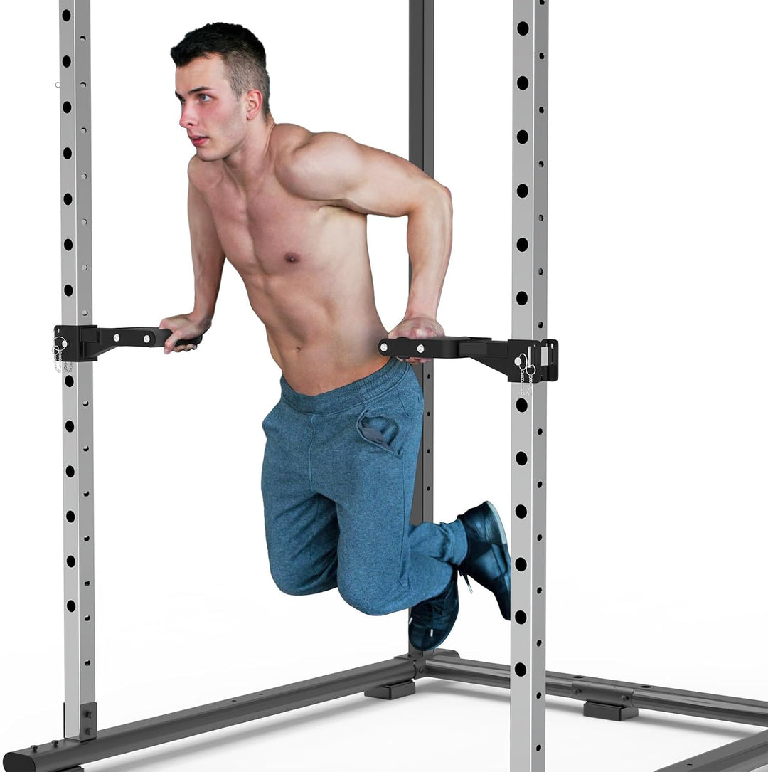 Kipika Muti-Grip Dip-Barren-Aufsatz für 5,1 x 5,1 cm und 7,6 x 7,6 cm Power-Rack, breite und schmale