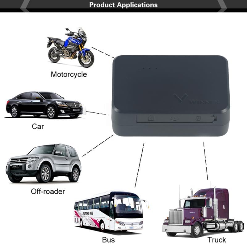 Winnes Mini GPS Tracker 4G mit SIM-Karte APP/Web-Echtzeitpositionierung GPS Tracker Kinder Unterstüt