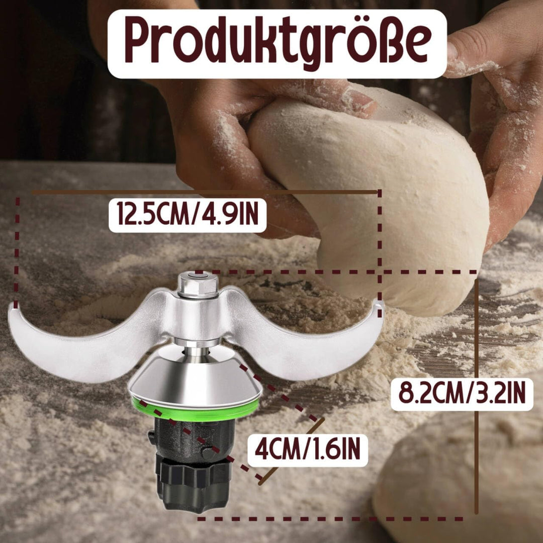 Teigmesser für Thermomix TM6,TM5 Edelstahl Teigmischmesser (mit Dichtungsring) Küchenmaschinen-Mixer