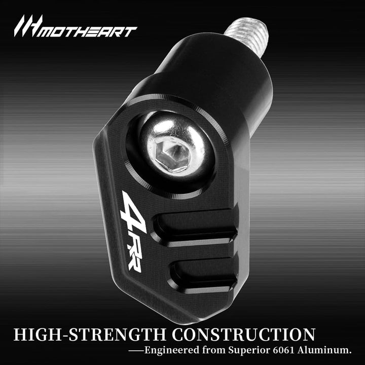 MotHeart Motorrad-ABS-Sensor-Schutzgehäuse für Ninja ZX-4RR 2023-2025 CNC-verarbeitet Vorderrad/Hint