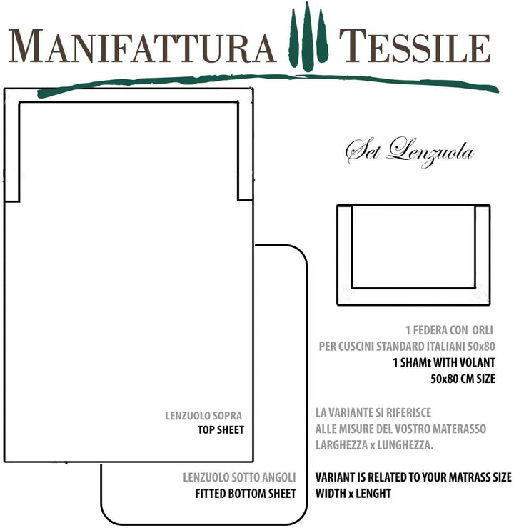 Einfarbige Baumwoll-Satin-Bettwäsche - Salbei, 90x200 Single Maxi Salbei 90x200 Single Maxi, Salbei
