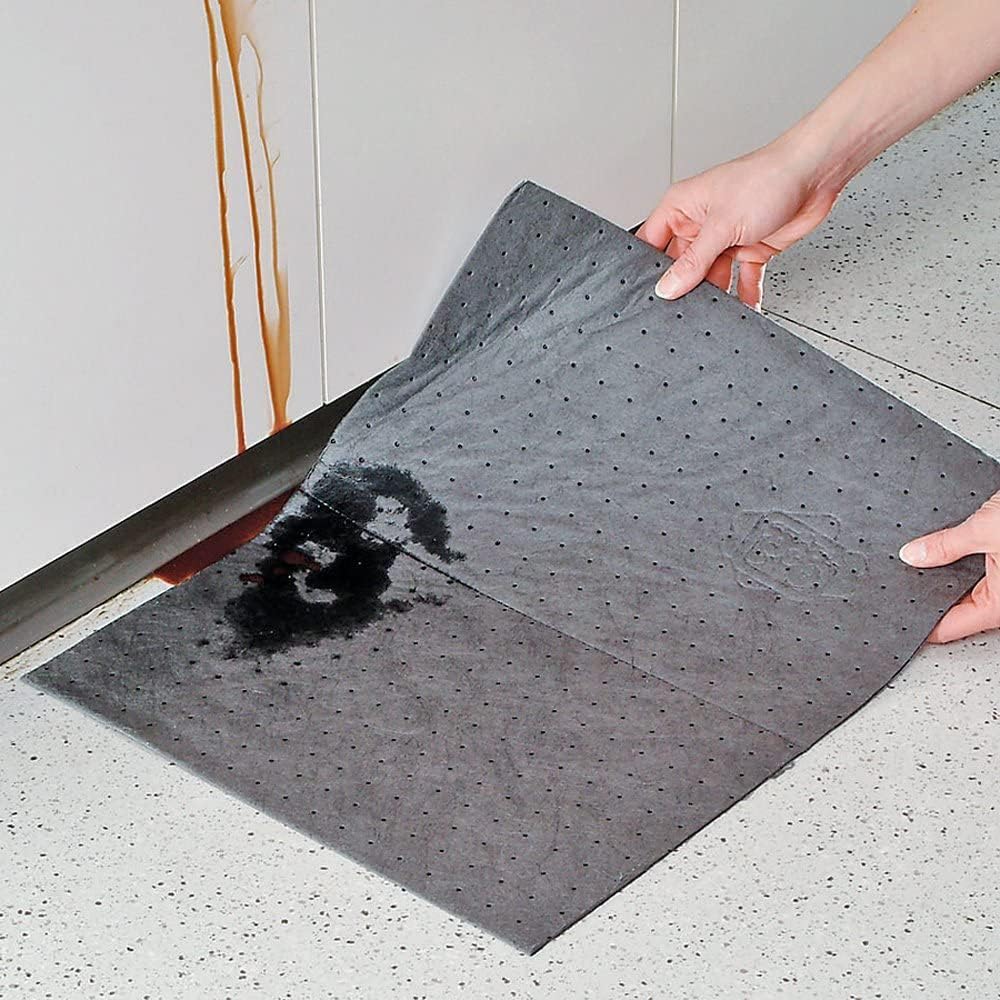 New Pig MAT251 PIG Universal-Matte, 37,1 l Saugfähigkeit, 33 cm Länge x 25 cm Breite, 100 Matten/Spe