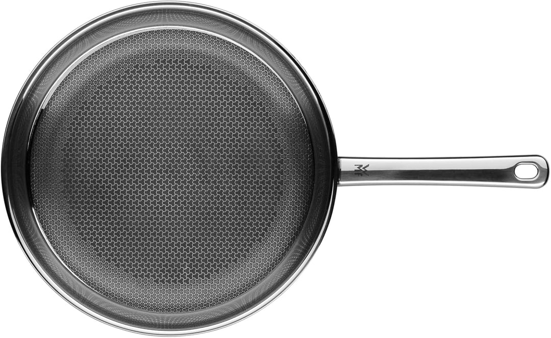 WMF Profi Resist Bratpfanne Induktion 28 cm, mit Wender Mehrschichtmaterial beschichtet, Wabenstrukt
