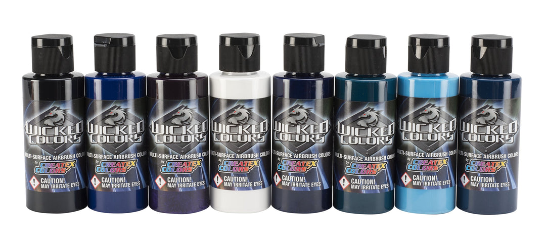 Createx Colros Kent Lind Wicked Colors Cool Set, 57 ml (W114-00) Wicked Colors Kühlset, Wicked Color