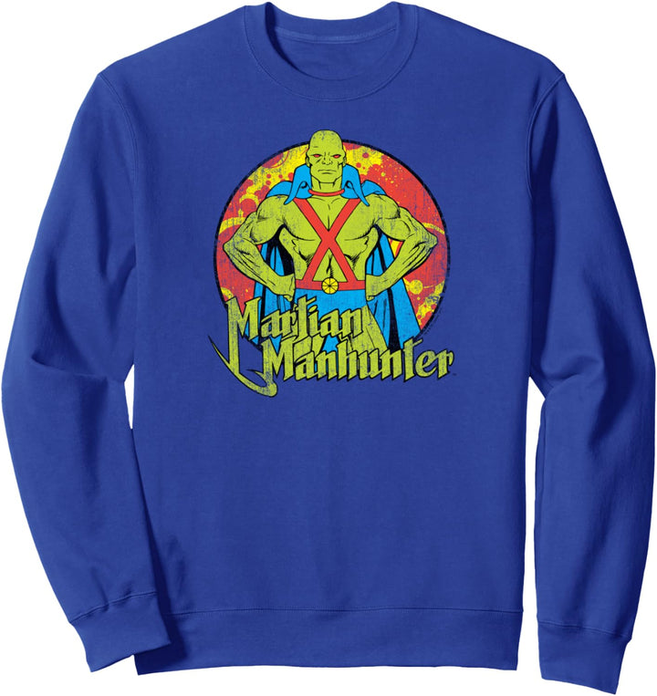 Justice League Martian Manhunter Circle Sweatshirt