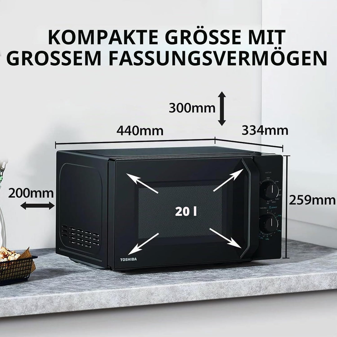 Toshiba Mikrowellenherde MW2-MG20P(BK)