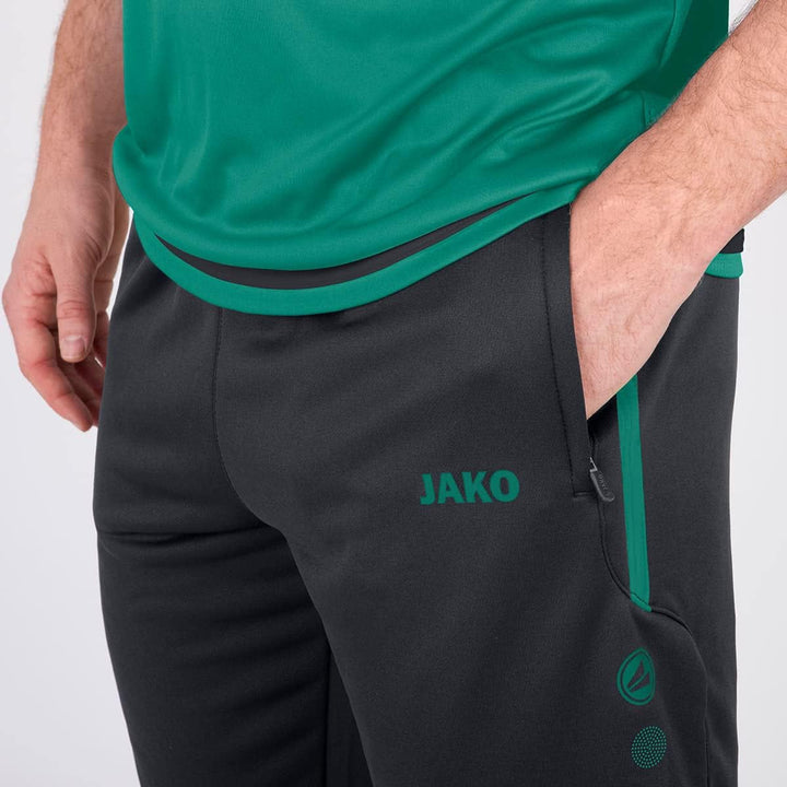 JAKO Herren Trainingshose Active I Sporthose Herren lang mit Elastischem Bund & Seitentaschen I Trai