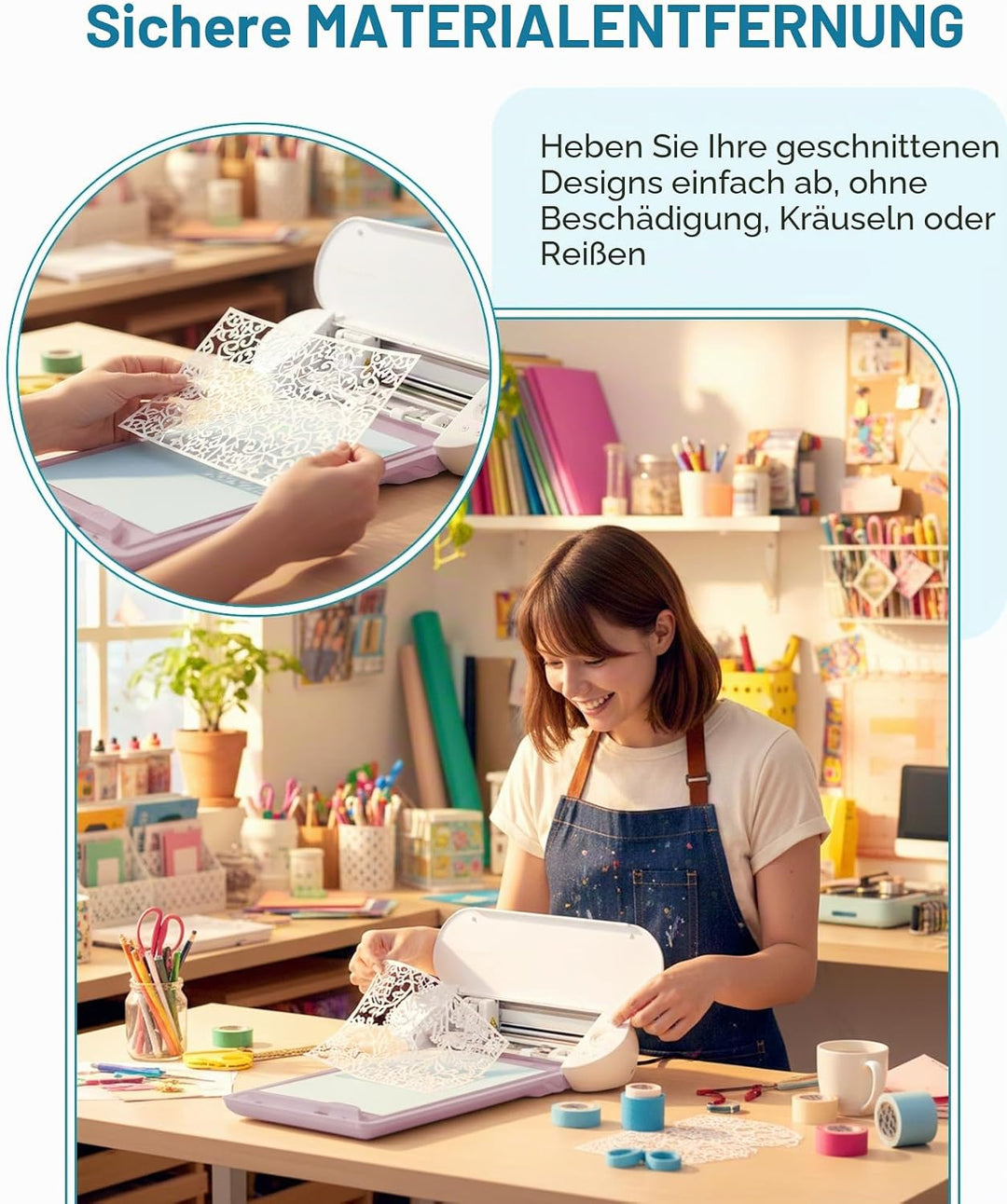 Silhouette America Silhouette Elektrostatische Schneidematte für die Verwendung mit Cameo 5 und Came