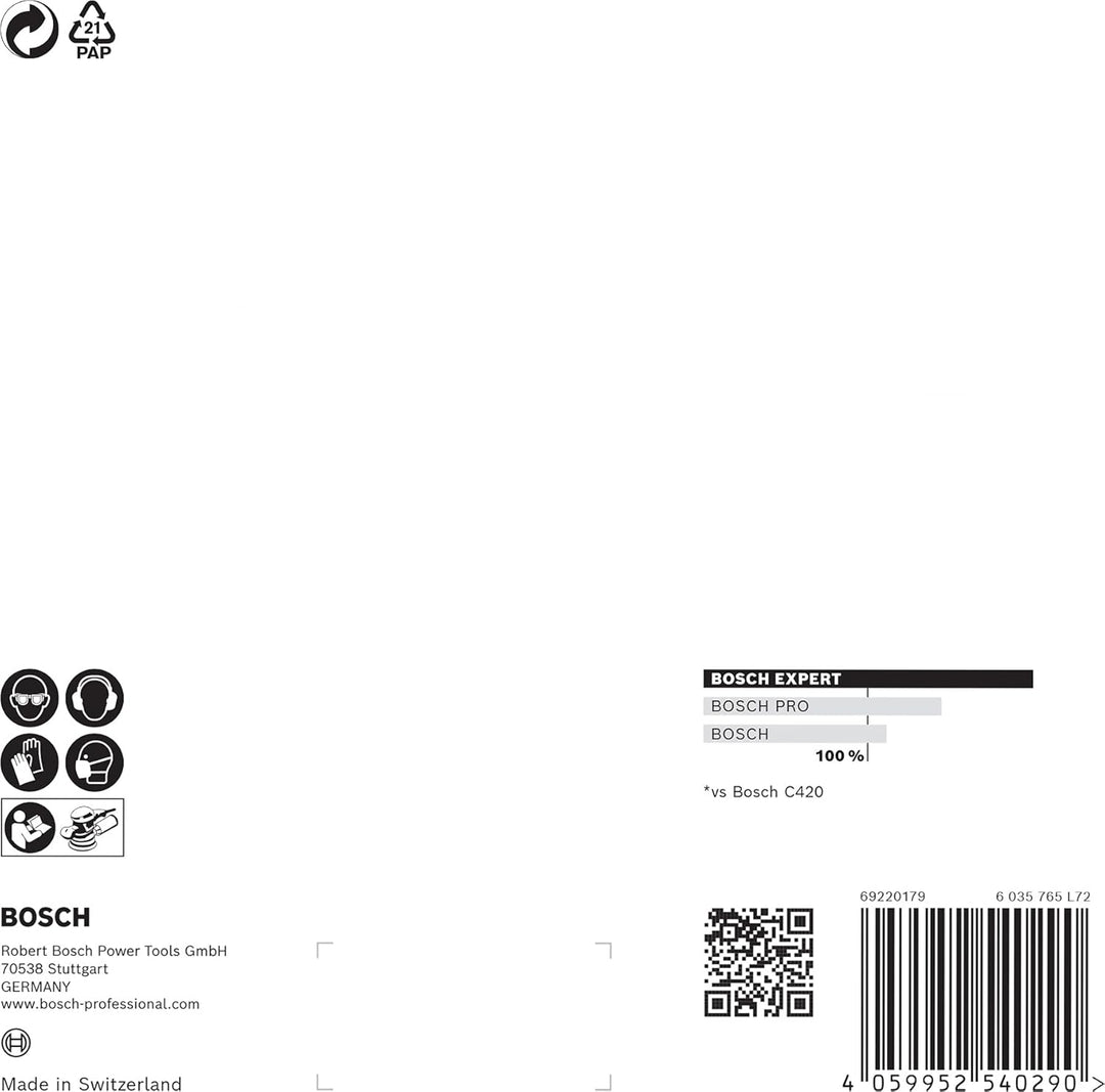 Bosch Professional 1x Expert SDS plus-7X Hammerbohrer (für Stahlbeton, Ø 5,00x465 mm, Zubehör Bohrha