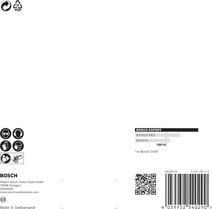 Bosch Professional 1x Expert SDS plus-7X Hammerbohrer (für Stahlbeton, Ø 5,00x465 mm, Zubehör Bohrha