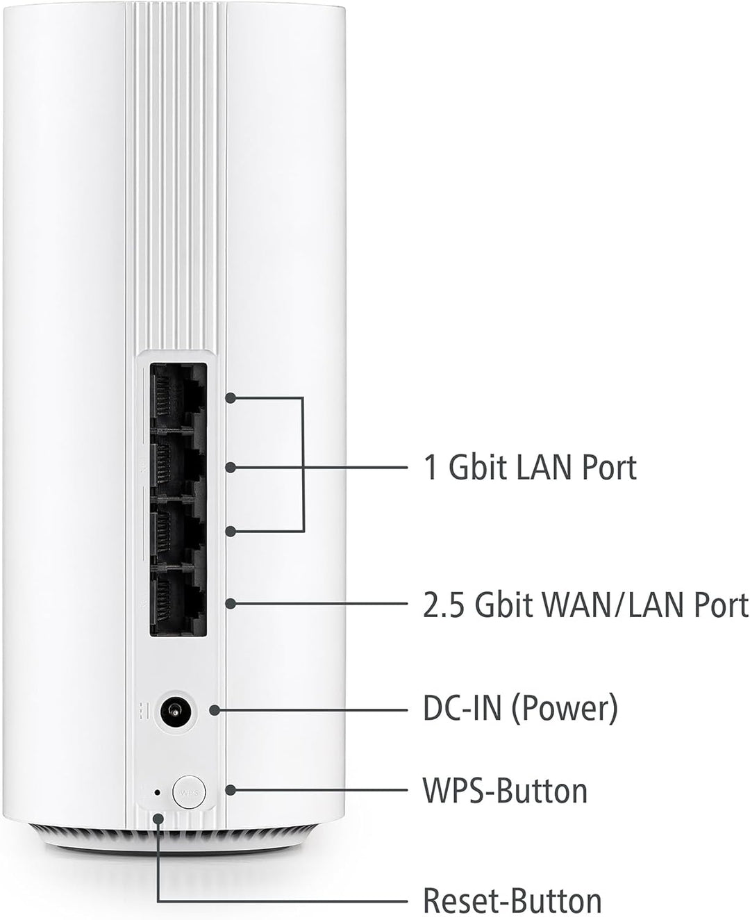 devolo WiFi 7 Mesh BE6500 3-Pack, Highspeed Mesh-WLAN-System, WLAN-Verstärker, bis zu 6.500 Mbit/s,