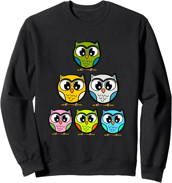Eulen Freunde - für Eulenverrückte ein lustiges Eulen Sweatshirt