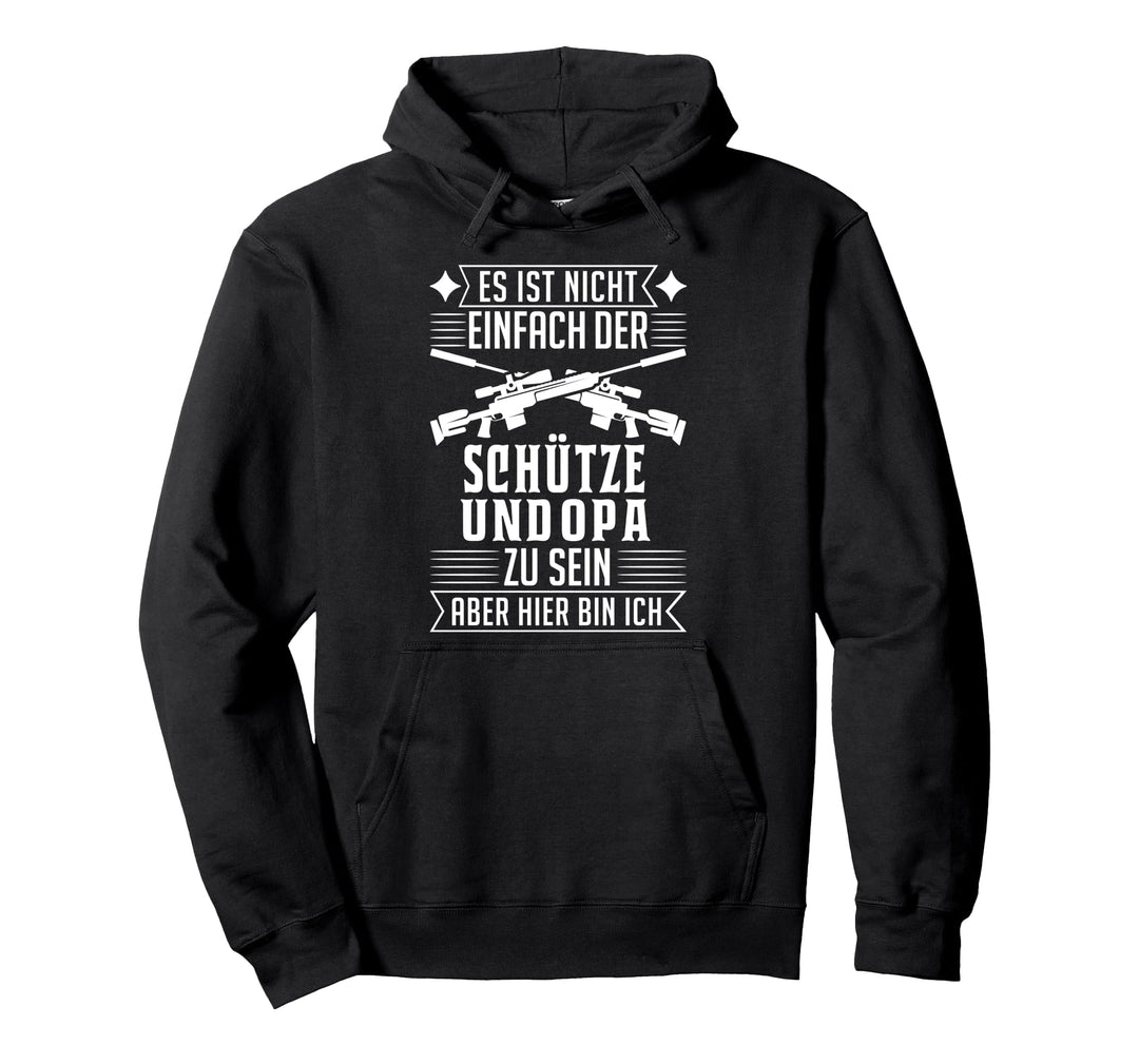 Schütze Opa Sportschütze Sportschiessen Pullover Hoodie