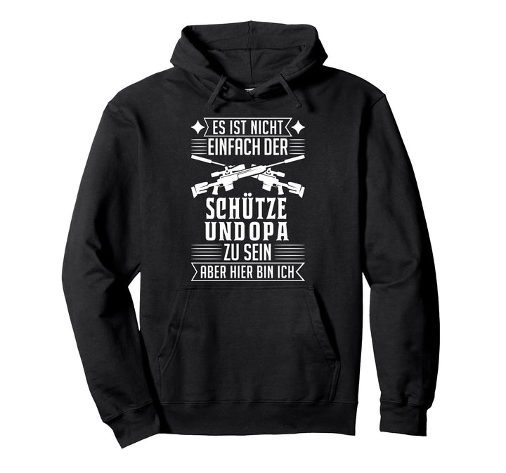 Schütze Opa Sportschütze Sportschiessen Pullover Hoodie