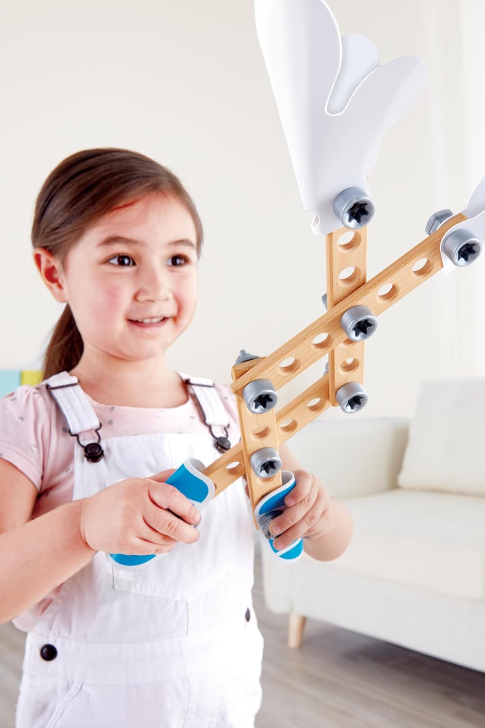 Hape Junior Inventor Bausatz für Tüftler - Experimentierset, Mint-Spielzeug, Lernspielzeug für Kinde
