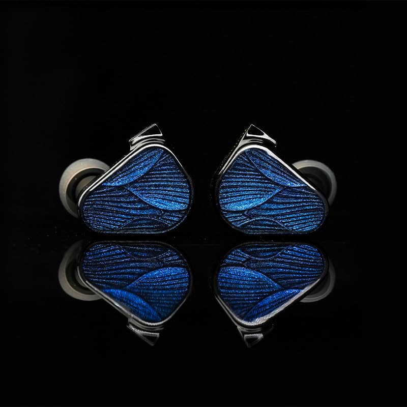 TRUTHEAR Crinacle Zero:BLUE2 Dual Dynamic Drivers In-Ear-Kopfhörer mit abnehmbarem Kabel (3,5 mm), 3