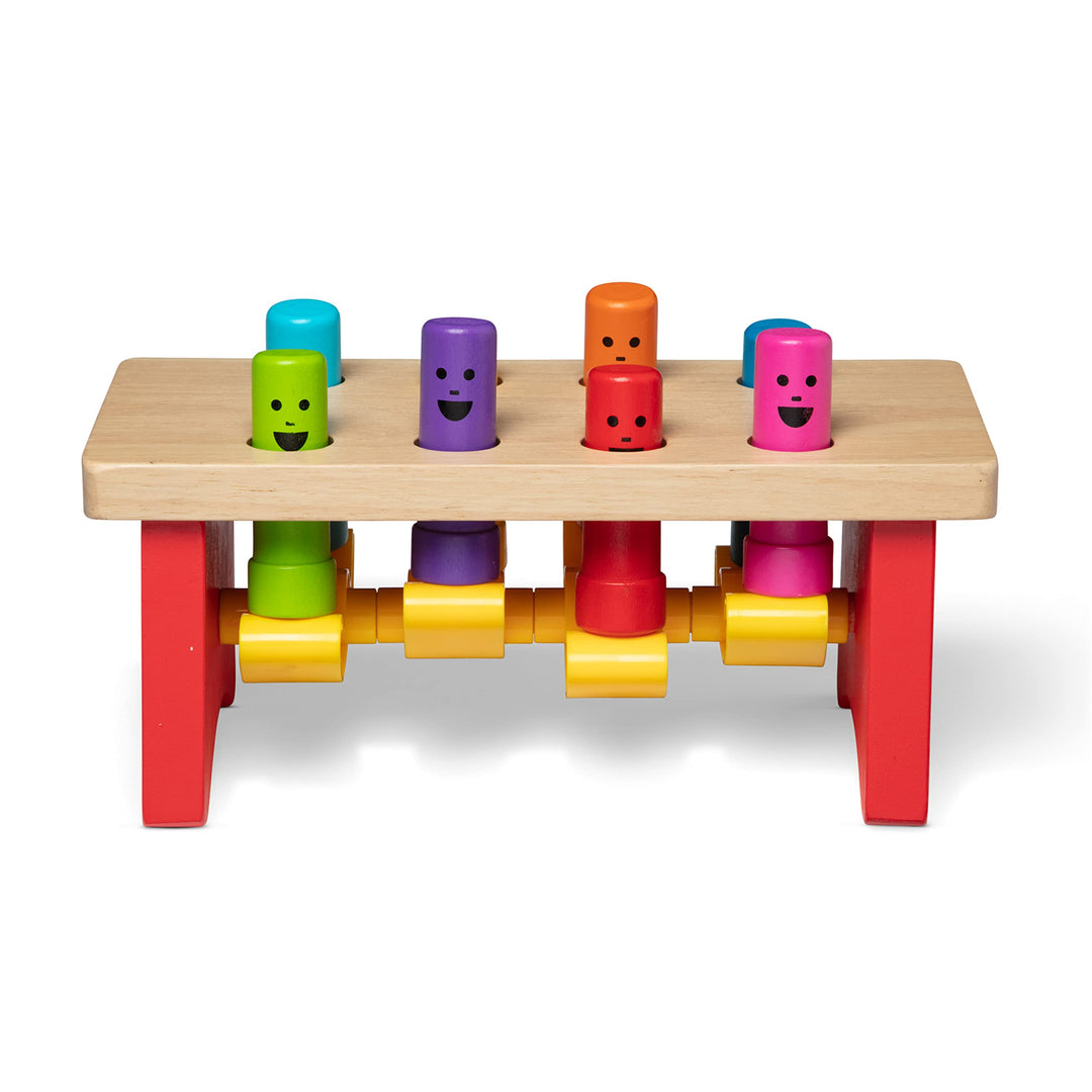 Melissa & Doug Klopf- und Hammerbank | Luxusausführung | entwicklungsförderndes Spielzeug | motorisc