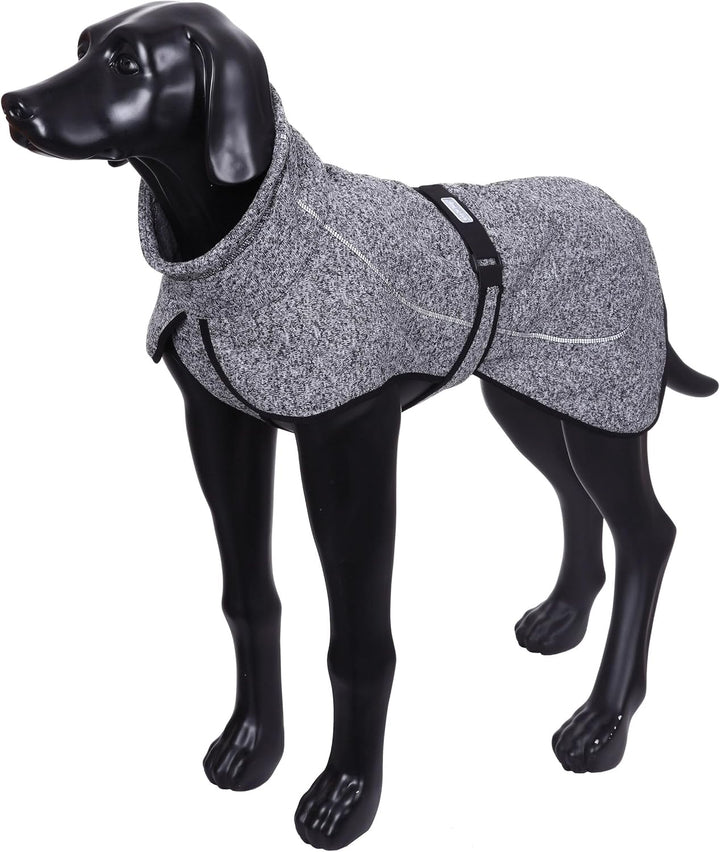 Rukka Pets Comfy Knit Jacke für Hunde Schwarz 35 35 Schwarz, 35 Schwarz