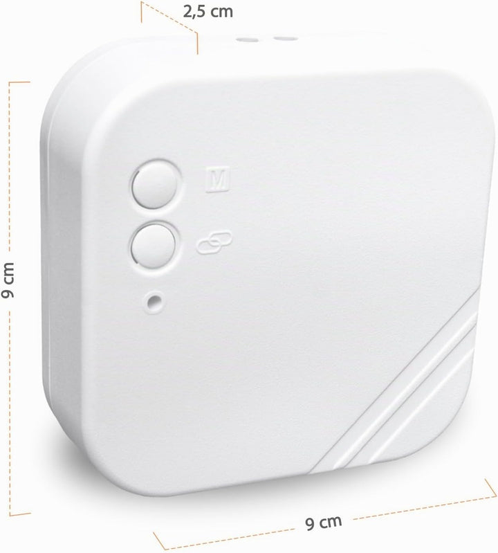 Programmierbares Funk-Thermostat Raumregler Set Mi-300S RF mit 2 Empfängern Funk-Thermostat Set mit