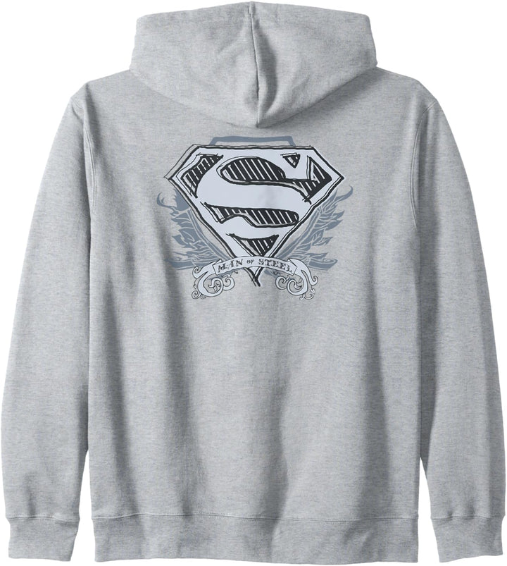 Superman Sketchy Crest Shield Kapuzenjacke