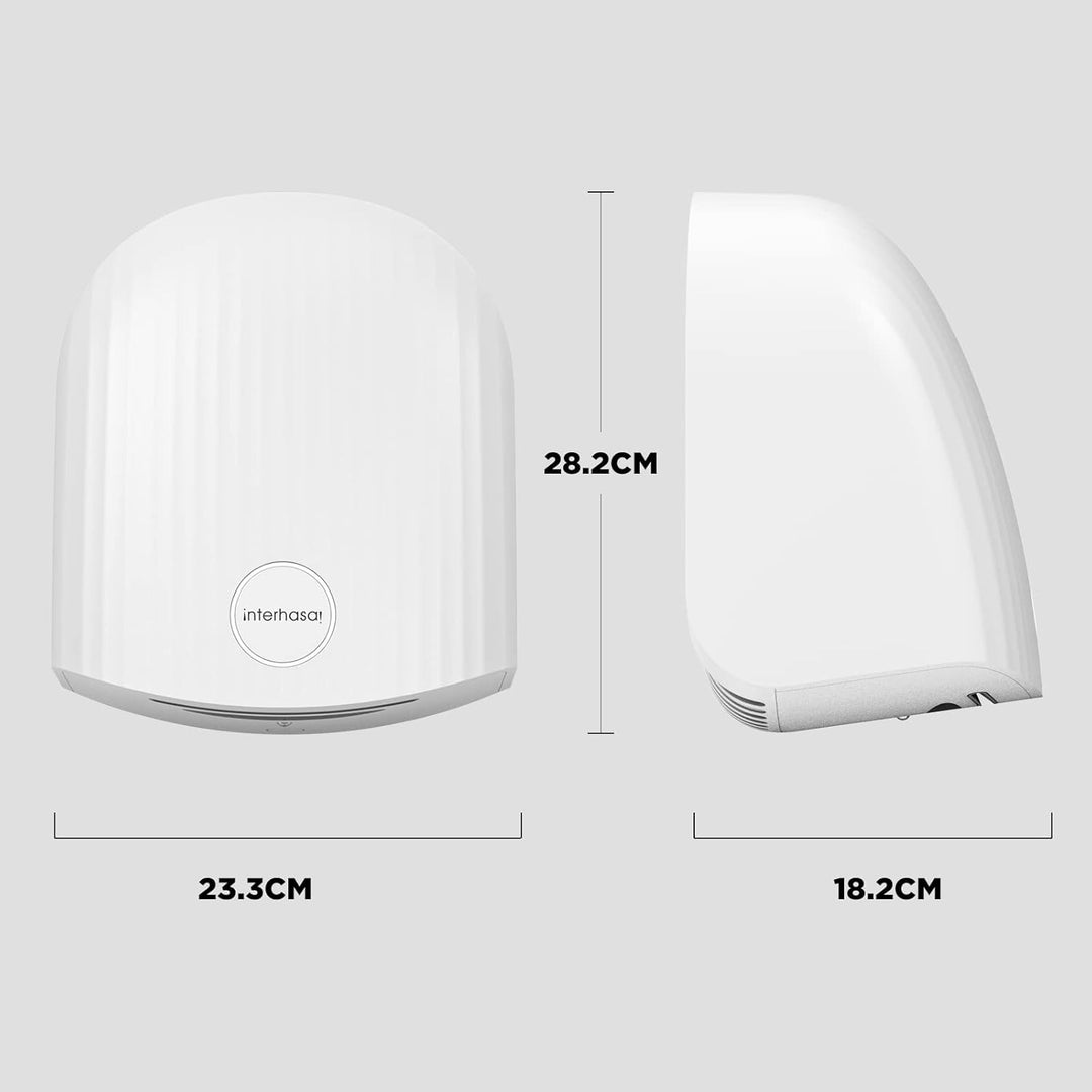 interhasa! Automatischer Händetrockner Infrarotsensor Handtrockner für Badezimmer zu Hause, Extra Le