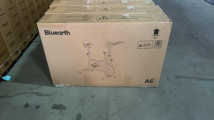 Bluearth Heimtrainer Fahrrad mit Magnetischem Widerstand, Hometrainer Fahrrad mit Smart App, Leise &