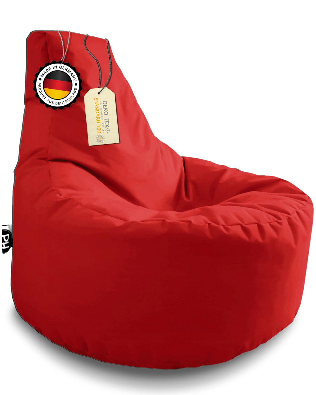 PATCH HOME Gamer Sessel mit Reissverschluss Lounge Kissen Sitzsack Sitzkissen Bean Bag In & Outdoor