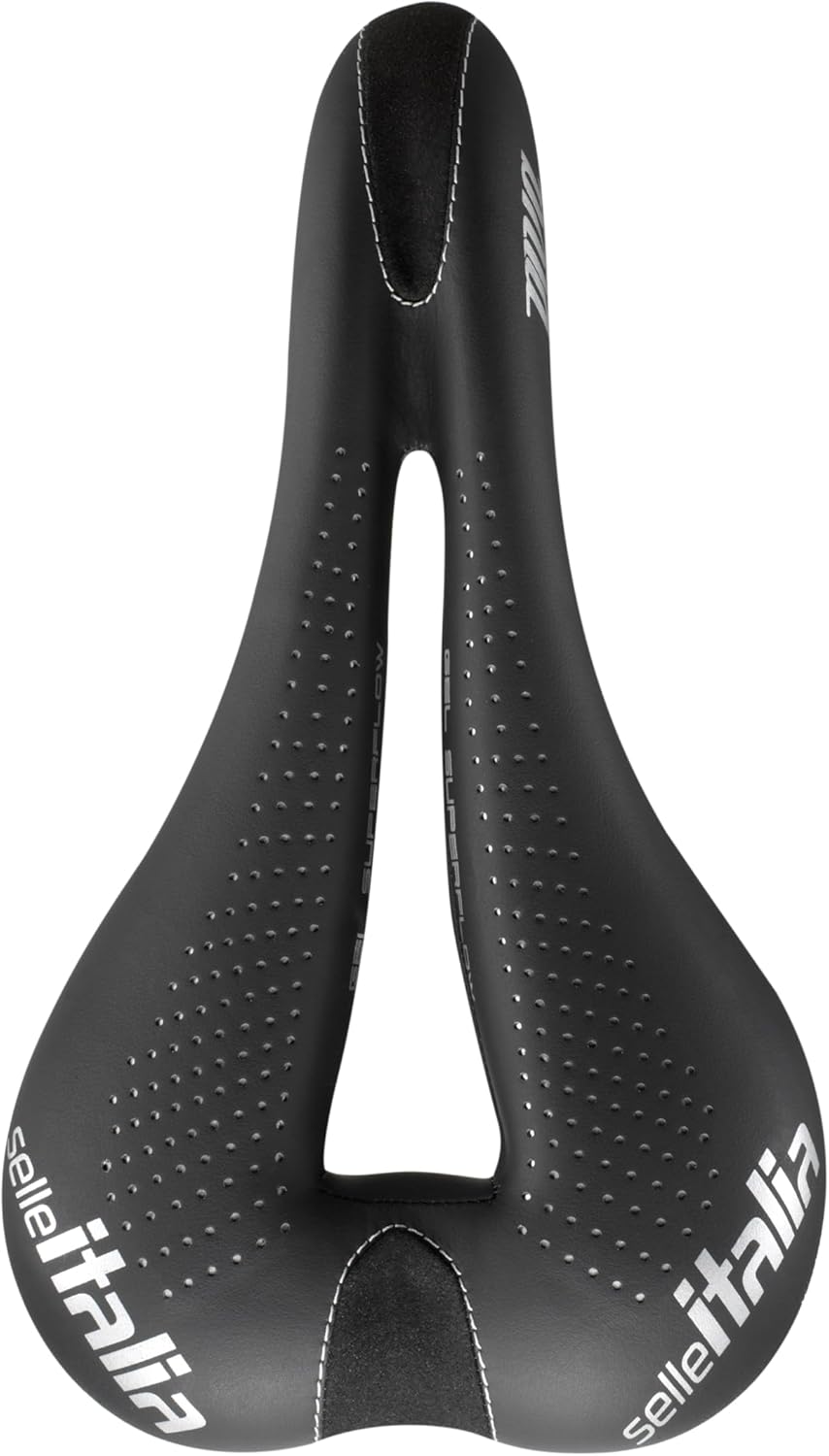 Selle Italia Unisex – Erwachsene Diva Gel Superflow Sattel L Schwarz, L Schwarz