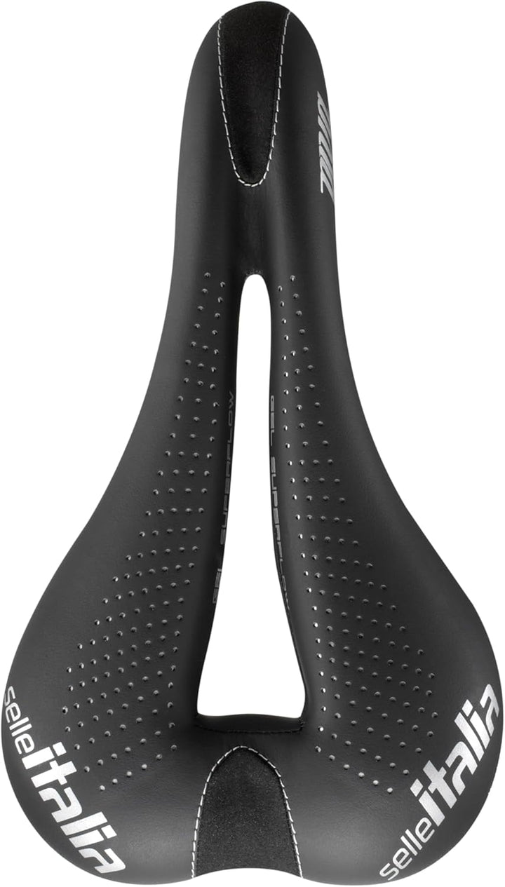 Selle Italia Unisex – Erwachsene Diva Gel Superflow Sattel L Schwarz, L Schwarz