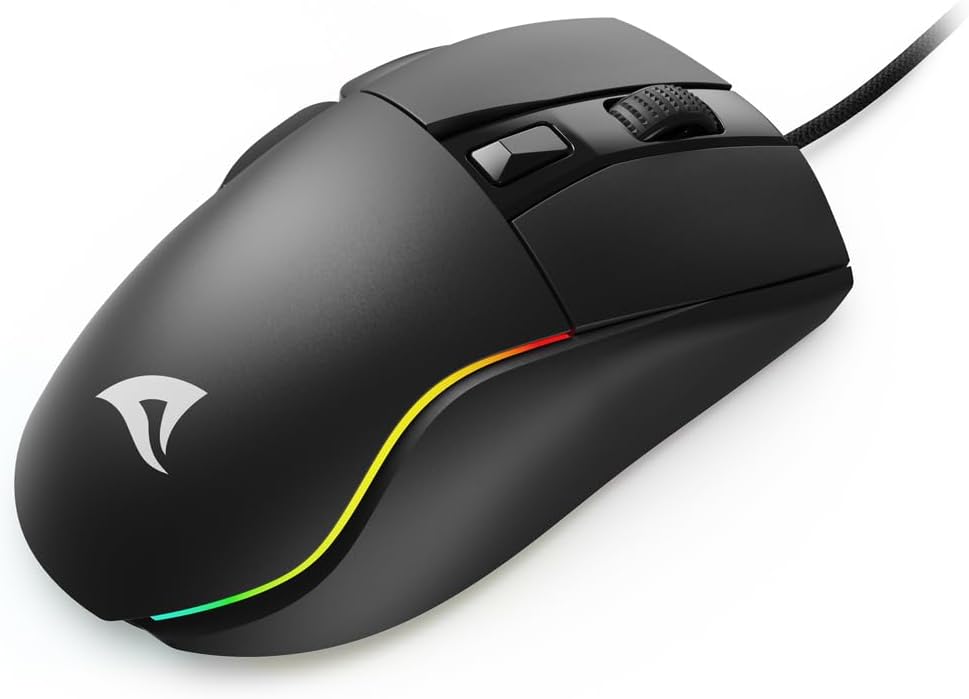 Sharkoon Skiller SGM35 Black, Optical Gaming Maus, RGB, PBT Button