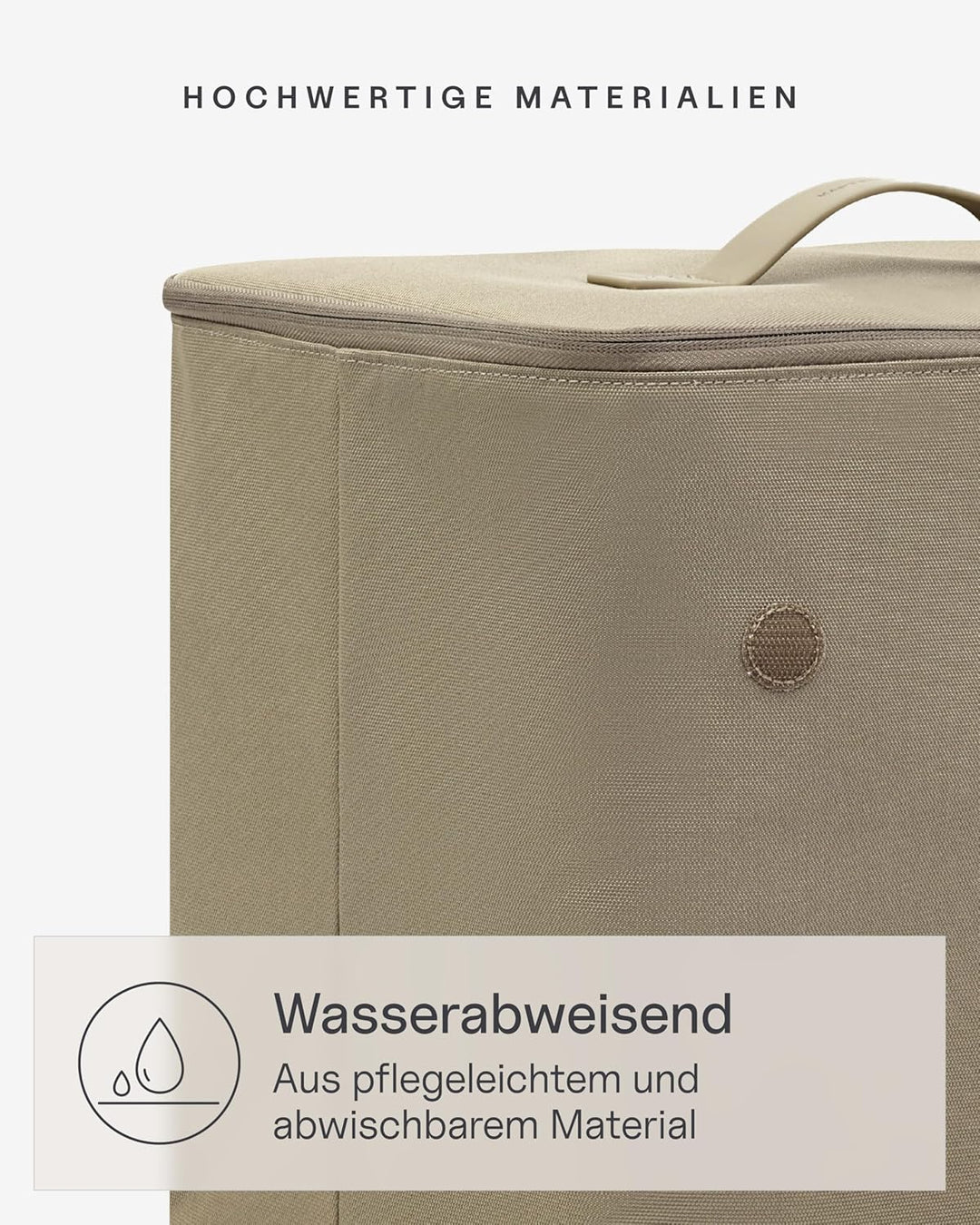 Kapten & Son Vaasa Cooling Inlay Large Khaki | 25L Thermotasche aus recyceltem PET für Shopping Bask